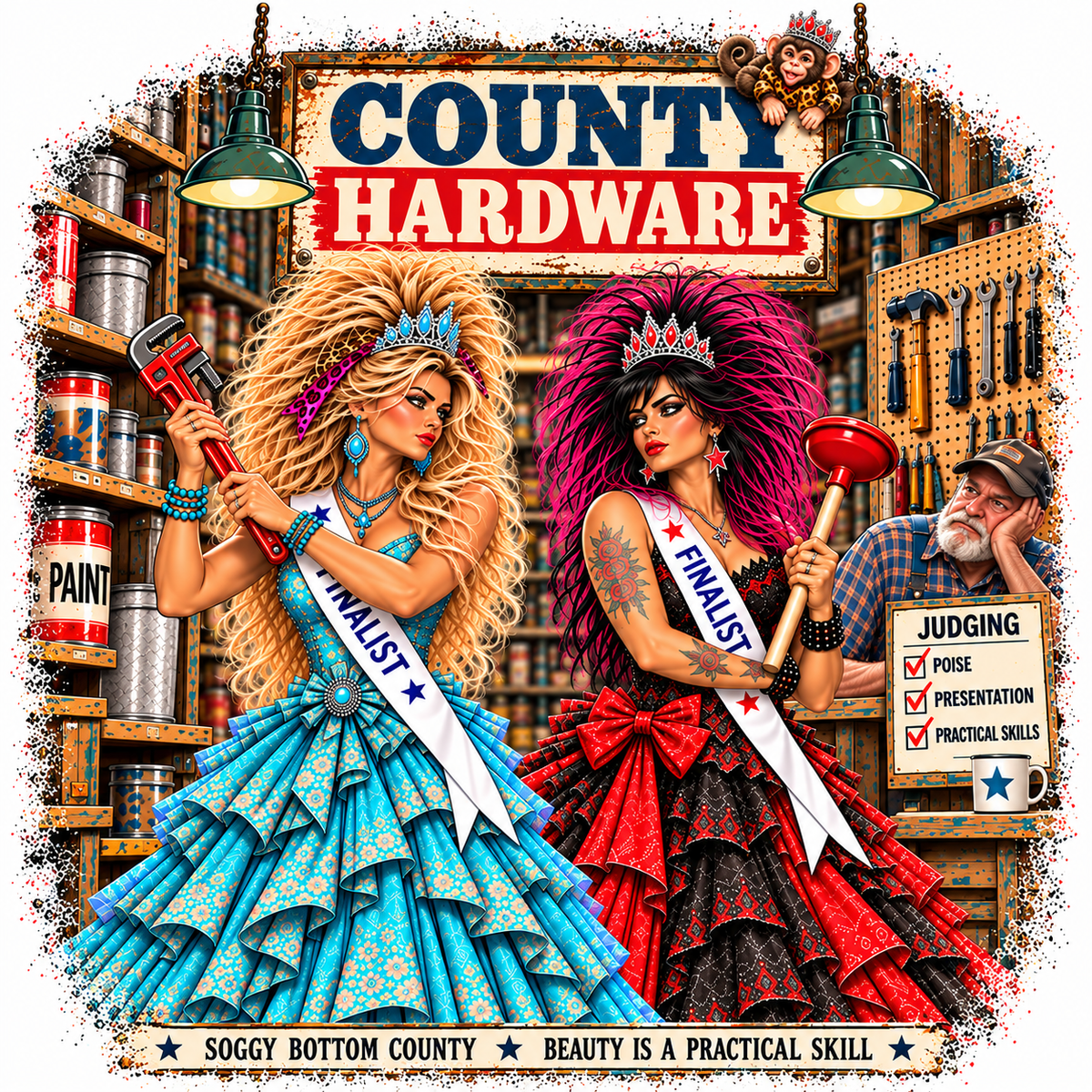 County Hardware Pageant Answers Questions About Recent Beauty Shop Incident