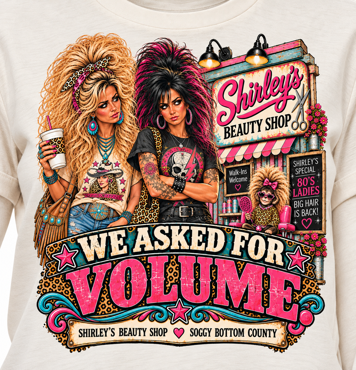 BEAUTY SHOP INCIDENT LEAVES TWO COUSINS WITH UNEXPLAINED VOLUME