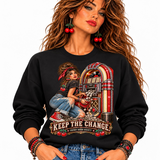 Cherry Bomb Society — Keep the Change Graphic Sweatshirt