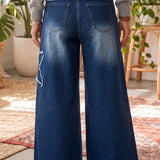 Ashleigh Blue Star Wide Leg Jeans
