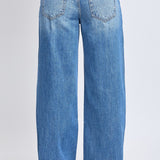YMI Medium Wash Low Rise Wide Leg Jeans