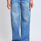 YMI Medium Wash Low Rise Wide Leg Jeans