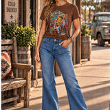 Electric Cowgirl — Dirt Roads & Big Dreams Graphic Tee