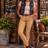 Dark Wash Classic Denim Vest