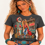 Electric Cowgirl — It Said Do Not Push Graphic Tee