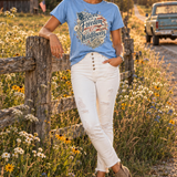 American Darling — Raised on Freedom & Wildflowers Graphic Tee