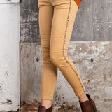 BELLE SIDE TAPED SKINNY PANTS