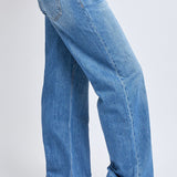 YMI Medium Wash Low Rise Wide Leg Jeans