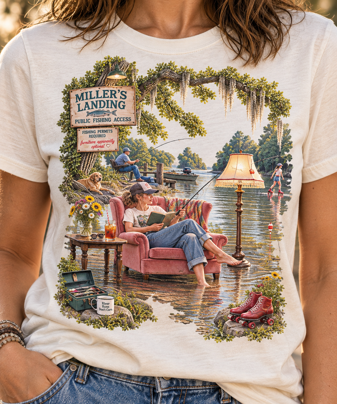 Wildflower Revival — Miller’s Landing Graphic Tee 🌼