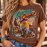 Electric Cowgirl — Dirt Roads & Big Dreams Graphic Tee