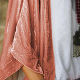 Retro Velvet Wide Sleeves Cardigan