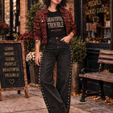 Beautiful Trouble Graphic Tee | Pretty Little Riot
