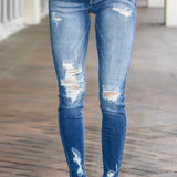 Destroyed Skinny Fit Jeans