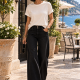 White Sequin Casual Short Sleeve T Shirt