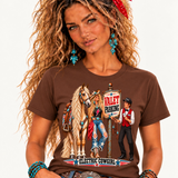 Electric Cowgirl — Valet Parking Graphic Tee